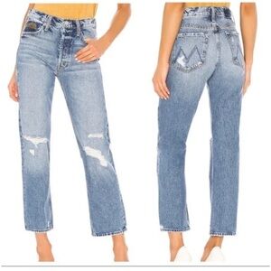 MOTHER Denim Superior The Tomcat Ankle Take Me Even Higher 26 Rainbow